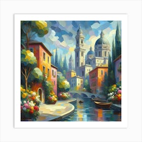 Venice Canal 19 Art Print