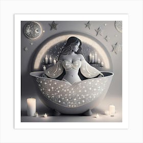 Night In The Bath Art Print