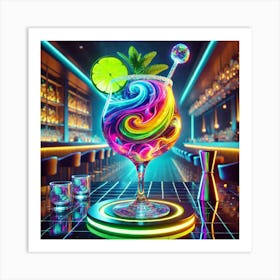 Multiverse Mojito Art Print