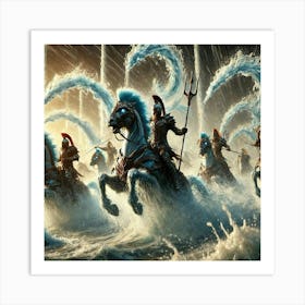 Cascade Sovereignty Tempest Riders Water Attacks Art Print