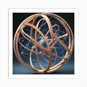 Atomic Sphere Art Print