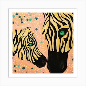 Zebras 1 Art Print