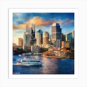 Sydney Harbour 2 Art Print