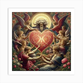 Angels Of The Heart Art Print