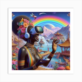 VR Dreams Art Print