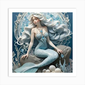 Mermaid 23 Art Print