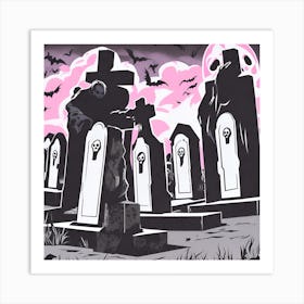 Graveyard 14 Art Print