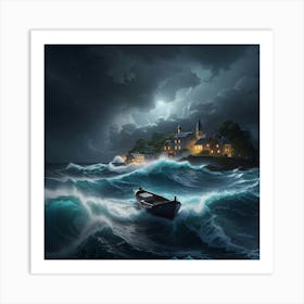 Stormy Sea Art Print