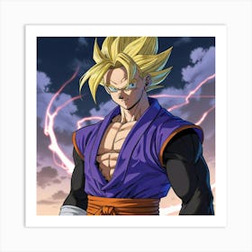 Dragon Ball Z Wallpaper 93 Art Print