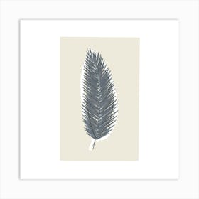 Palm Leaf Print Art Print