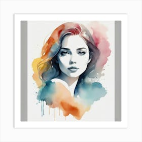 Portrait Of A Woman 1 Art Print