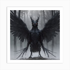 Raven Art Print