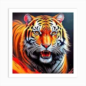 Tiger Painting 1 Art Print