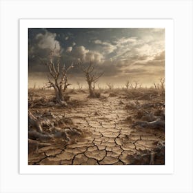 Dry Land 16 Art Print