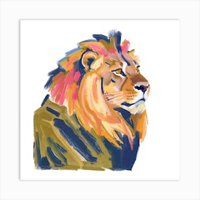 Barbary Lion 02 Art Print