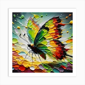 Colorful Butterfly Art Print