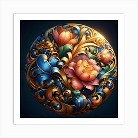 Floral Ornament Art Print