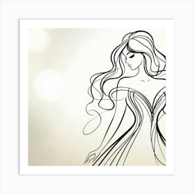 A sophisticated lady 5 Art Print