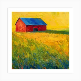 Red Barn Art Print