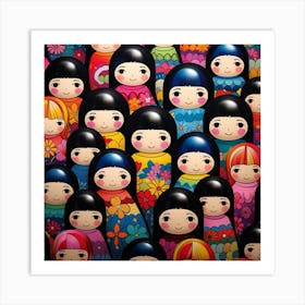 Matryoshka Dolls 4 Art Print