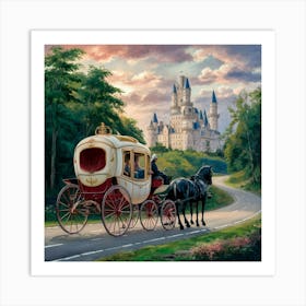 Cinderella Carriage Art Print