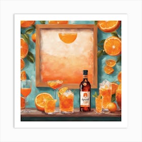 Aperol Wall Art Inspired By The Iconic Aperol 1 Art Print