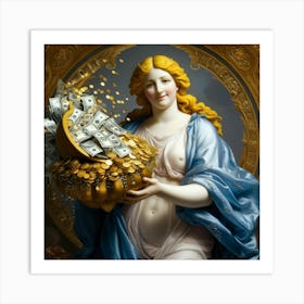 Goddess of Money16 Art Print