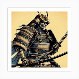 Samurai Warrior (1) Art Print