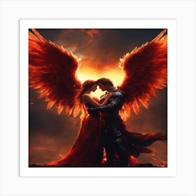 Angels And Demons Art Print