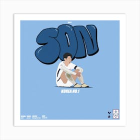 Son HeungMin Art Print