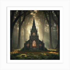 Church In The Woods 13 Art Print