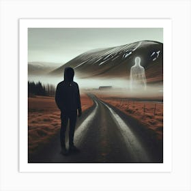 Ghost Montana Art Print