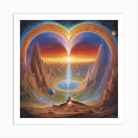 Heart Of The Universe Art Print