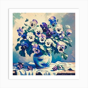 Rustic Flowers 11 30x30in 7920x7920px 19 Art Print