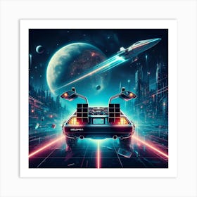 Back To The Future Art Print