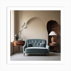 Room With A Sofa Art Print