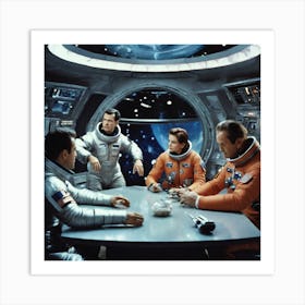 Crew Of The Spaceship Earth Art Print