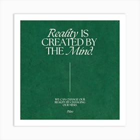 Reality Square Art Print