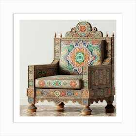 Ornate Chair 8 Art Print