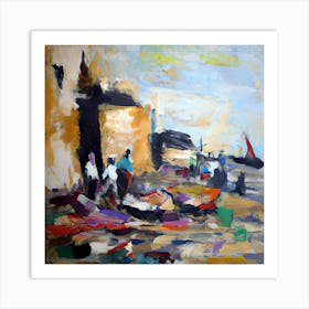 mogador harbor Art Print