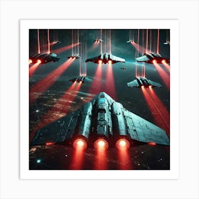 A Futuristic Sci Fi Scene Focusing On The Thermal 1 Art Print