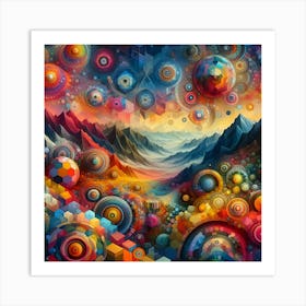 Abstract Painting 12 Art Print