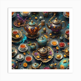 Tea Art 11 Art Print