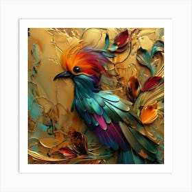 Colorful Bird Art Print