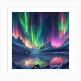 Aurora Borealis Art Print