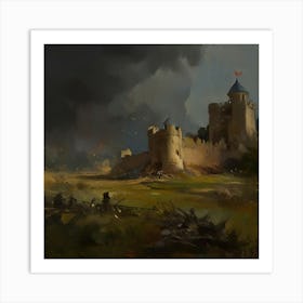 Castle In The Sky 4 Art Print