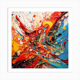 Abstract Painting 144 Art Print