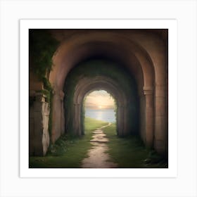 Archway To The Sea Art Print