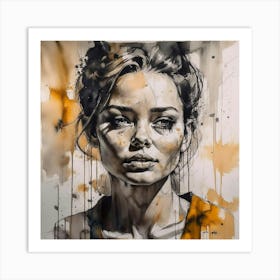 Portrait Of A Woman Art Print