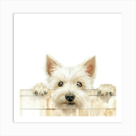 West Highland White Terrier Dog 2 Art Print